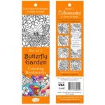 (image for) Butterfly Garden Coloring Bookmarks